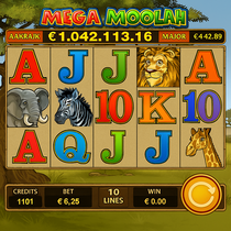 888Cas - Mega Moolah Progressive Jackpot Slot
